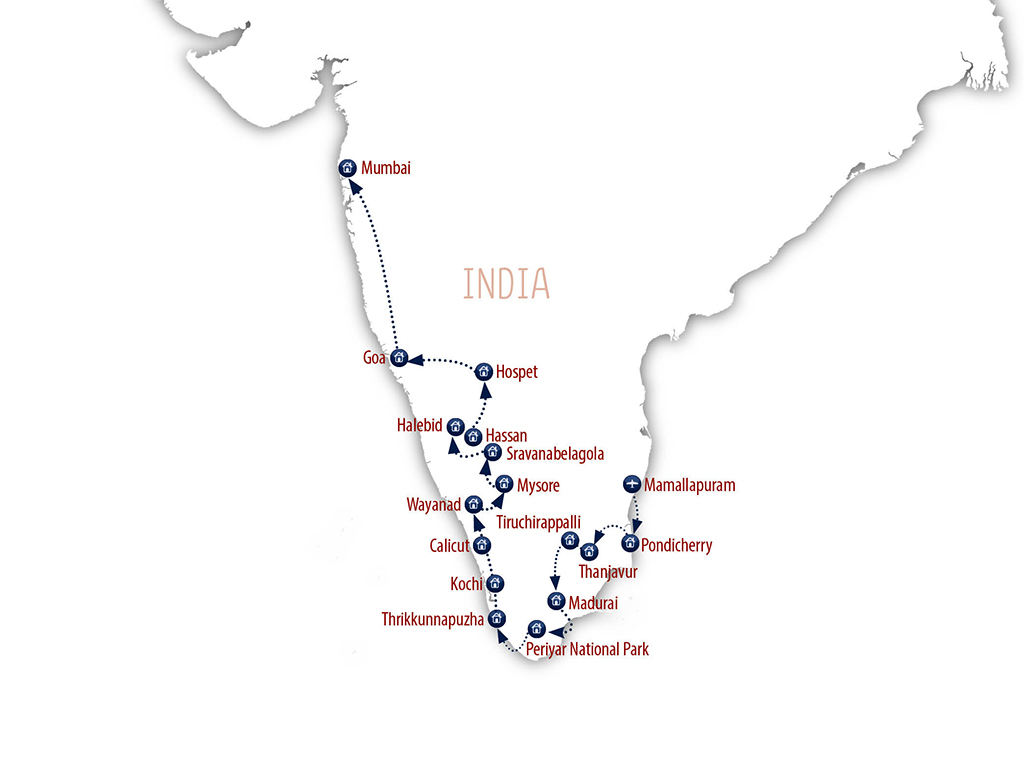 Ultimate South India Itinerary, Indian Group Tour