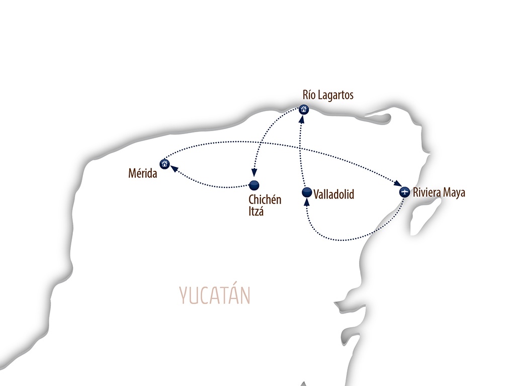 Short round through Yucatán